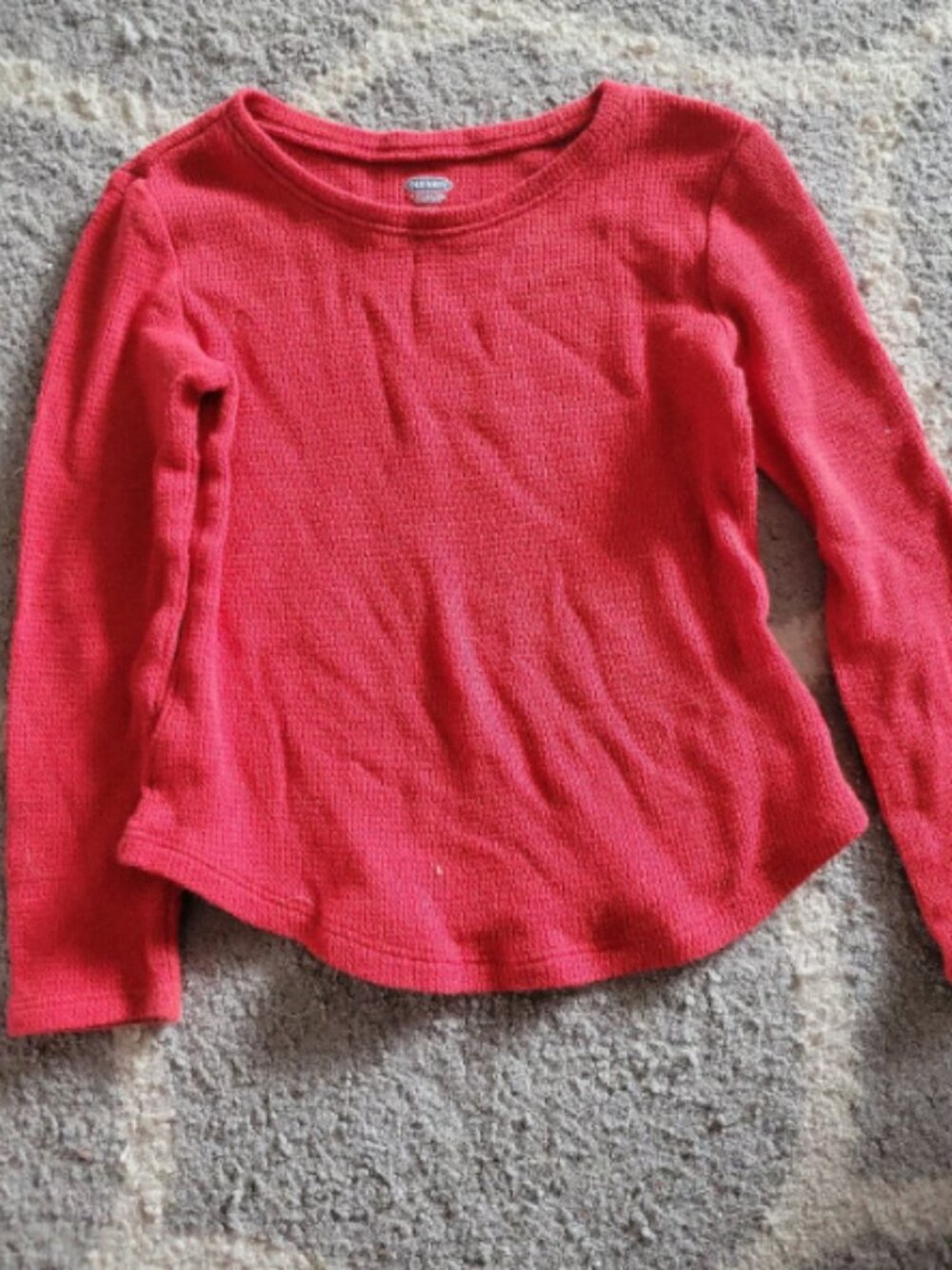 Girls size 4t red long sleeve shirt